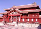 Restoration of Seiden at Shuri Castle